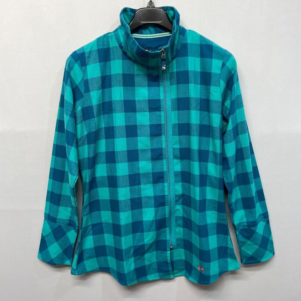 Under Armour MTN Women Full Zip Jacket Size XL X-Large Plaid M265 -18